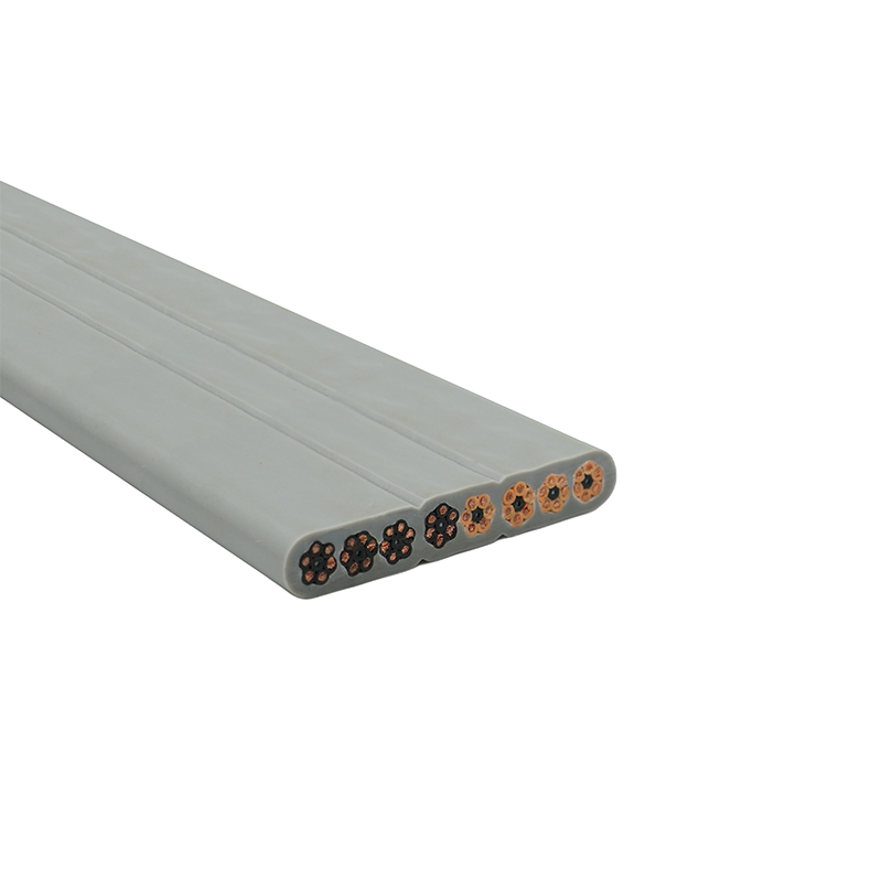 Kupferkern-PVC-isoliertes PVC-Mantel-Aufzugsflachkabel