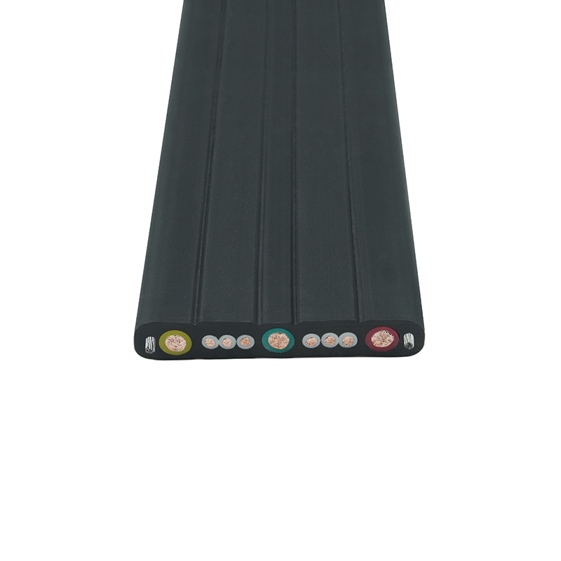 Verbundmantelkran-Flachkabel mit Stahldraht