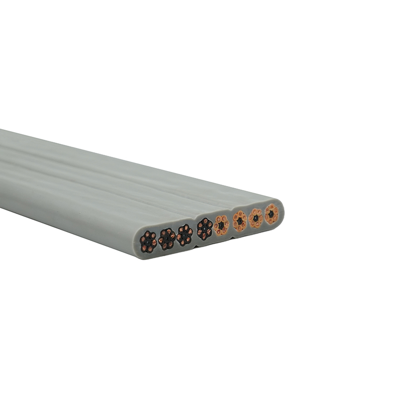 Kupferkern-PVC-isoliertes PVC-Mantel-Aufzugsflachkabel