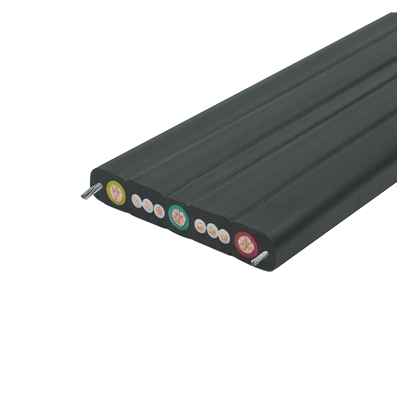 Verbundmantelkran-Flachkabel mit Stahldraht