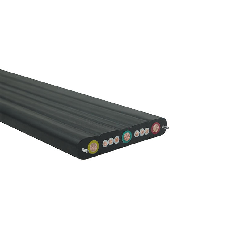 Verbundmantelkran-Flachkabel mit Stahldraht