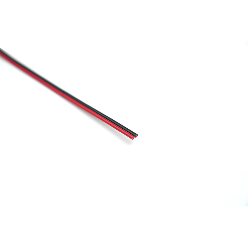 Rot-Schwarzes paralleles Doppelkabel