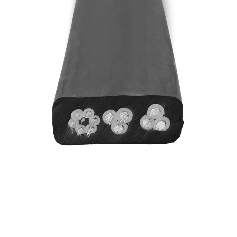 Mittleres flaches allgemeines Gummikabel